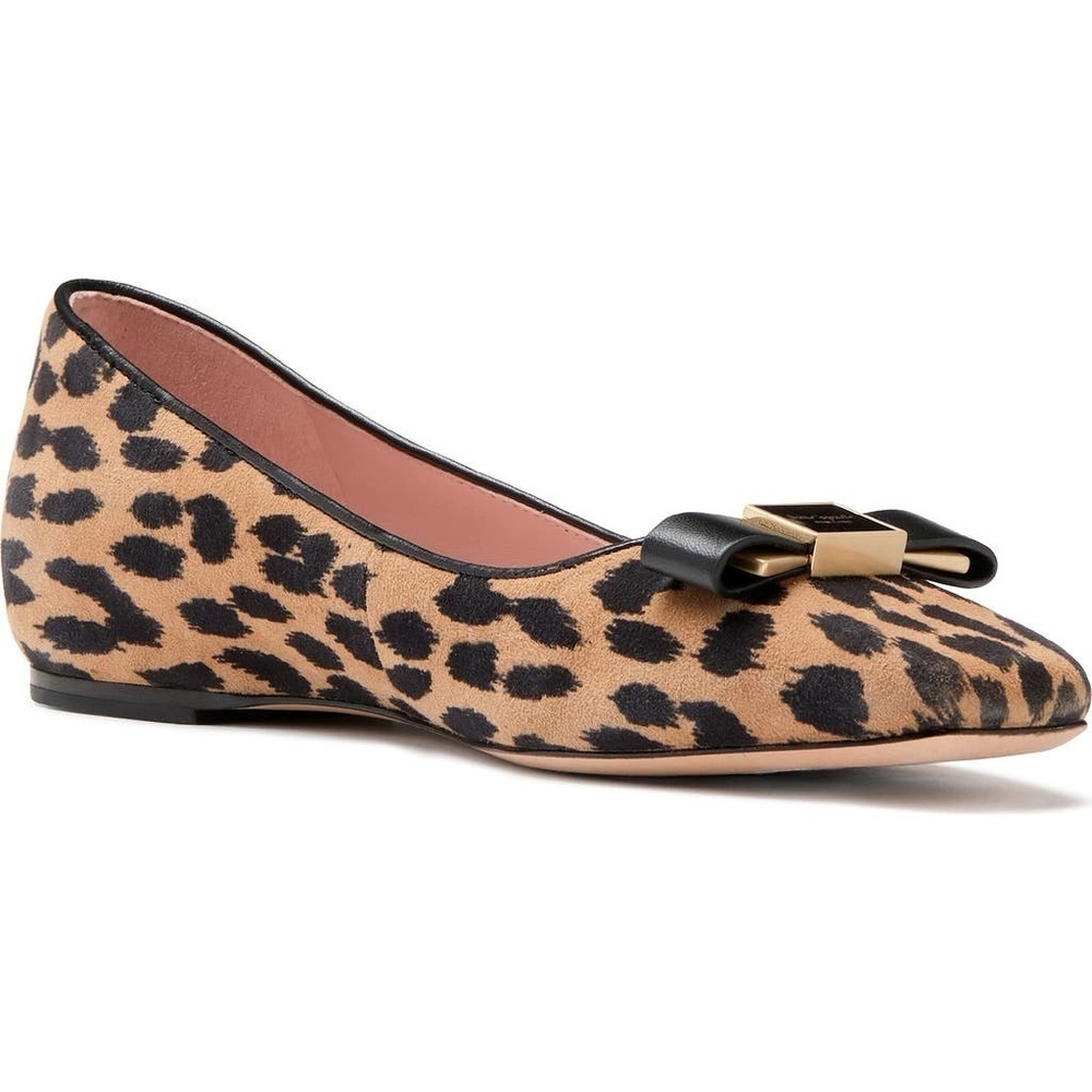 KATE SPADE
New York Bowdie Ballet Flat In Tan Multi